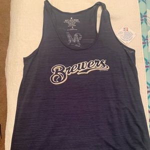 Brewers razor back tank plus size